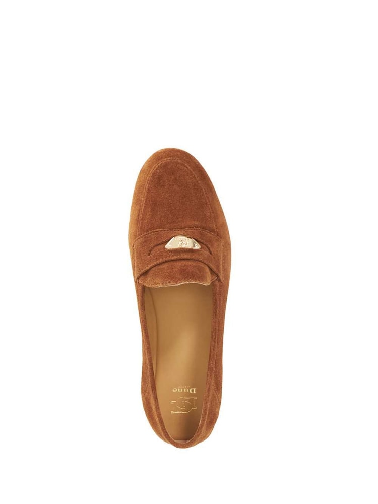 Dune London Brown Greek Slim Sole Loafers - Image 6 of 6