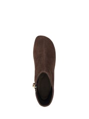 Dune London Brown Orina Round Toe Kitten Heels - Image 5 of 6