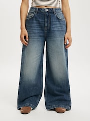 Cotton On Blue 91 Wide Leg Jeans - Image 1 of 6
