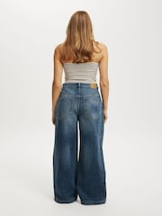Cotton On Blue 91 Wide Leg Jeans - Image 6 of 6