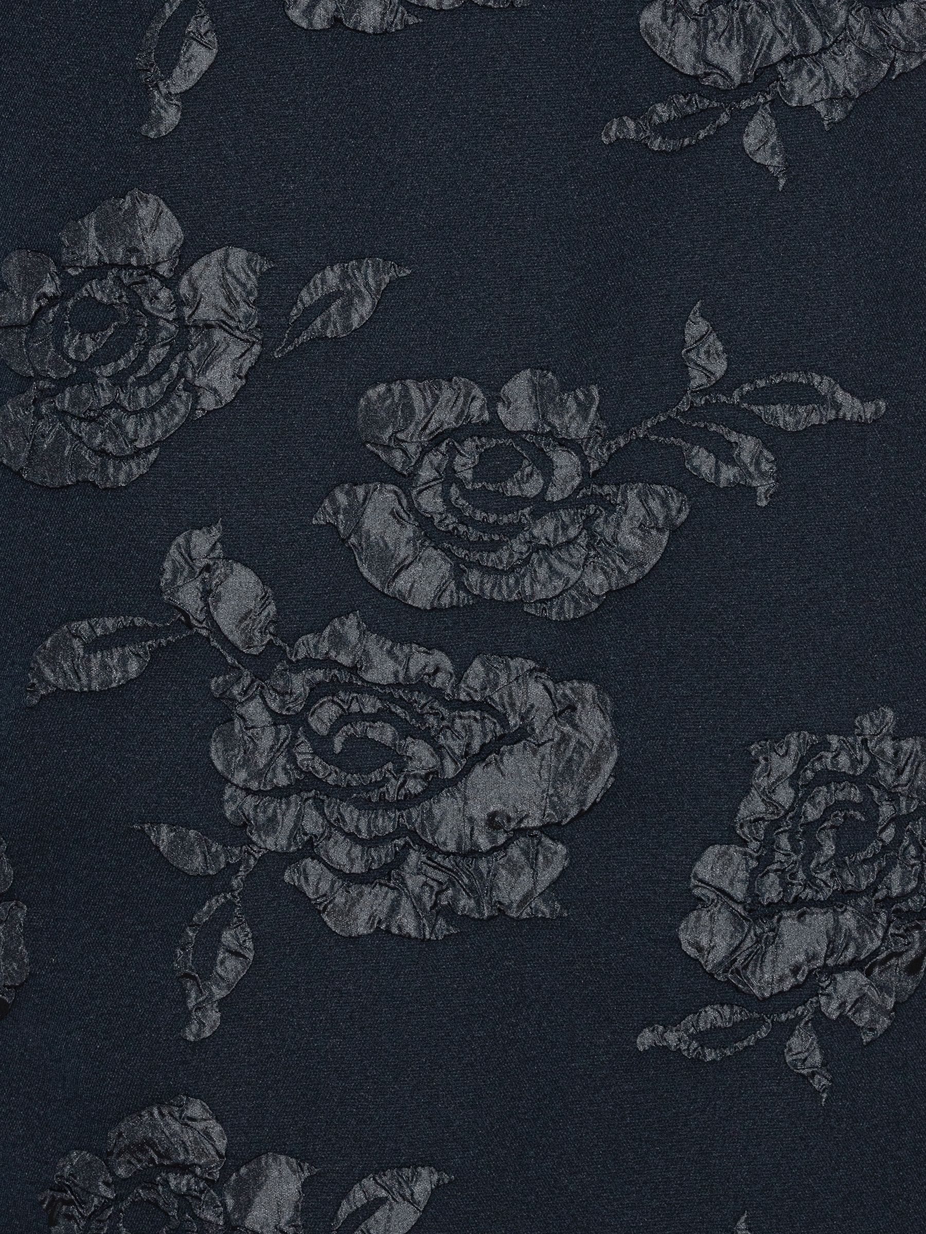 Buy Rotate Blue Jacquard Midi Puff Dress from Next USA