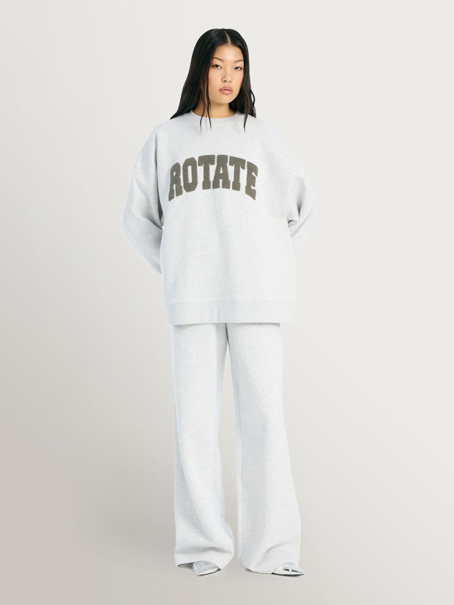 Buy Rotate Grey Heavy Crewneck Sweatshirt from Next USA