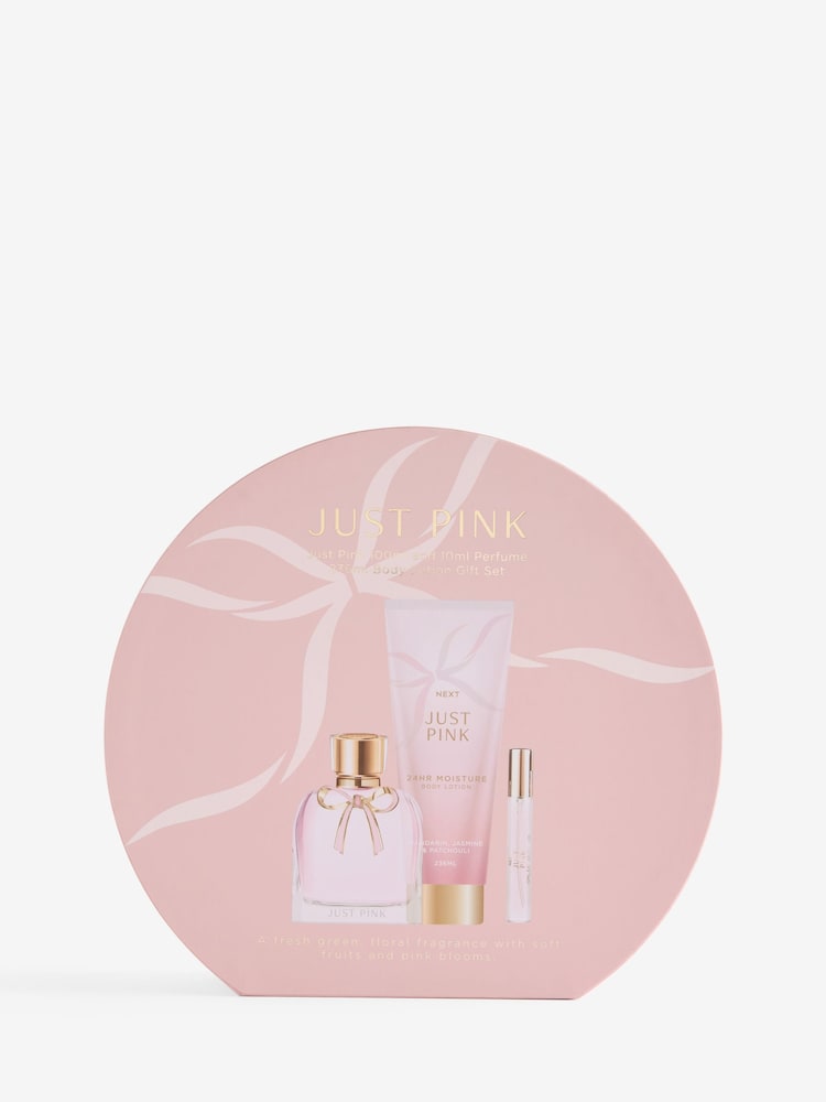Just Pink 100ml and 30ml Perfume and Body Lotion Gift Set - Image 2 of 2