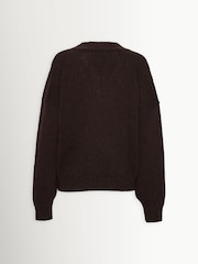 Pull à col en V en maille tournante - Image 5 de 6