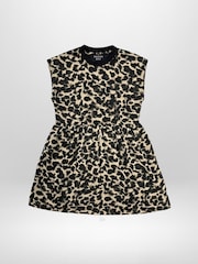 Religion Animal Elisa Sleeveless Shift Dress With Rib Neck Line In Abstract Print - Image 3 of 5