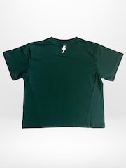 Religion Green Good Vibes T-Shirt With Contrast Slogan - Image 4 of 4
