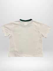 Religion White Lightning Bolt T-Shirt With Contrast Rib Neck Line And Logo On Chest - Image 3 of 4