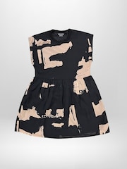 Religion Black Elisa Sleeveless Shift Dress With Rib Neck Line In Abstract Print - Image 2 of 4