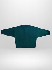 Religion Green Skully Logo Jumper With Small Contrast Skull & Crossbone - Image 4 of 5
