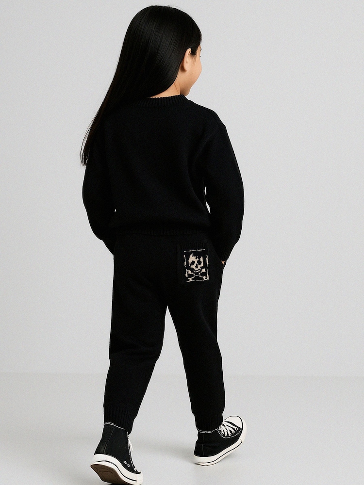 Religion Black Skully Logo Jumper With Small Contrast Skull & Crossbone - Image 2 of 6