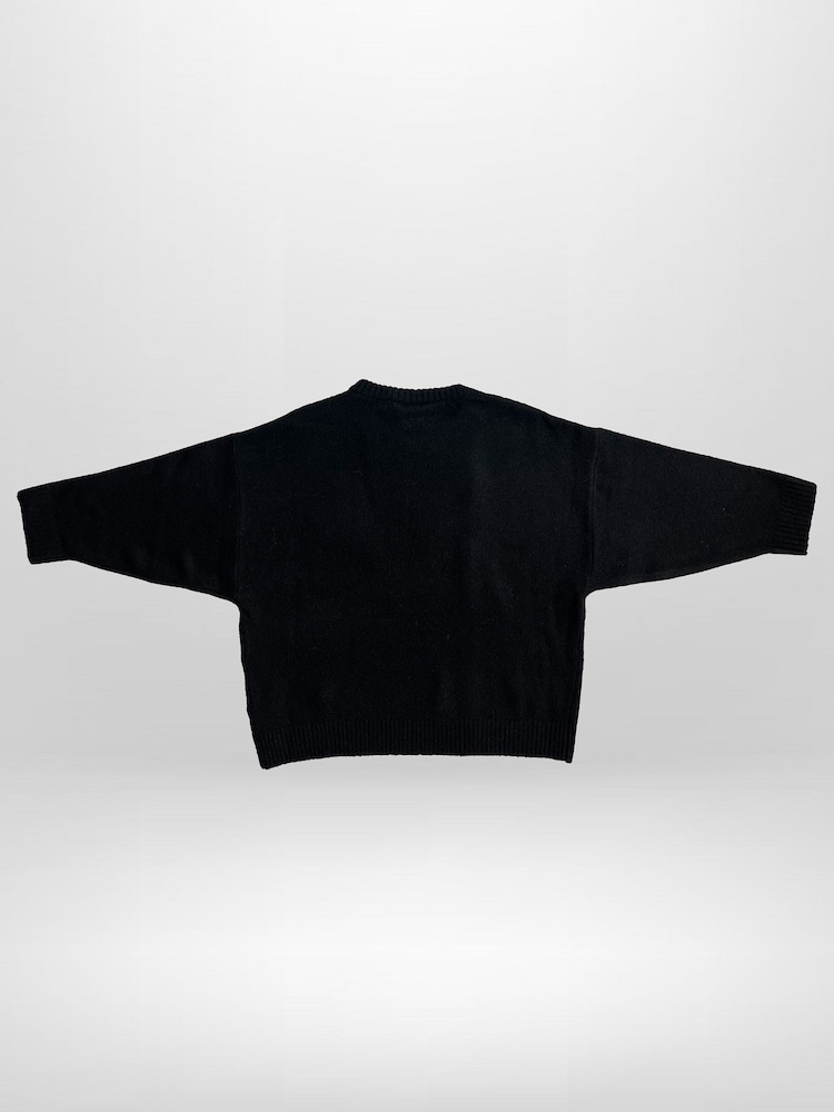 Religion Black Skully Logo Jumper With Small Contrast Skull & Crossbone - Image 6 of 6