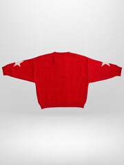 Religion Red Rock N Roll Slogan Jumper With Stars - Image 4 of 5