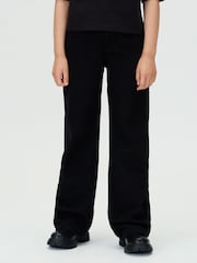 Calvin Klein Black High Rise Wide Leg Jeans - Image 1 of 6