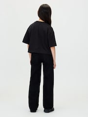 Calvin Klein Black High Rise Wide Leg Jeans - Image 3 of 6