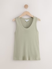 Green/Purple Premium Tencel Scoop Vest 2 Pack - Image 12 of 14