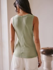 Green/Purple Premium Tencel Scoop Vest 2 Pack - Image 6 of 14