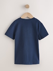 Blue Hokusai Wave T-Shirt (3-16yrs) - Image 2 of 4