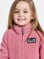 Didriksons Pink Gibbs Kids Fleece - Image 3 of 3