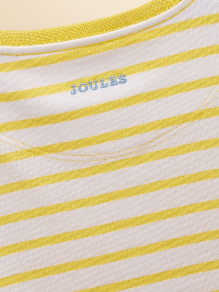 Joules Girls' Let's Go Blue & Yellow Short Sleeve T-Shirts 2 Pack - Image 7 of 7