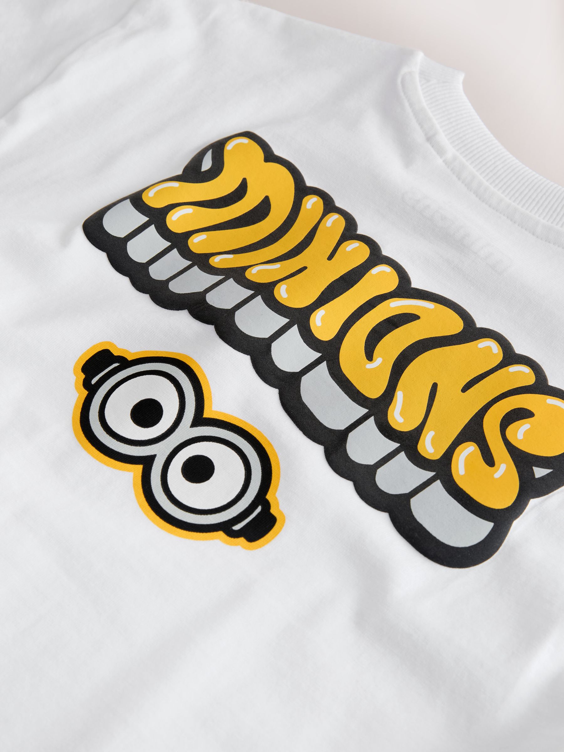 Buy White Back Print Minions T-Shirt (3-16yrs) from Next USA