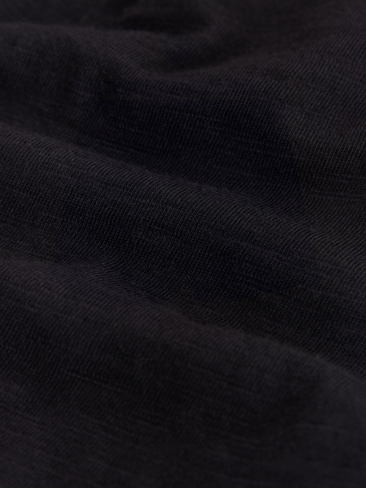 黑色 - 鞭縫針織短褲 - 圖片 7，共 7