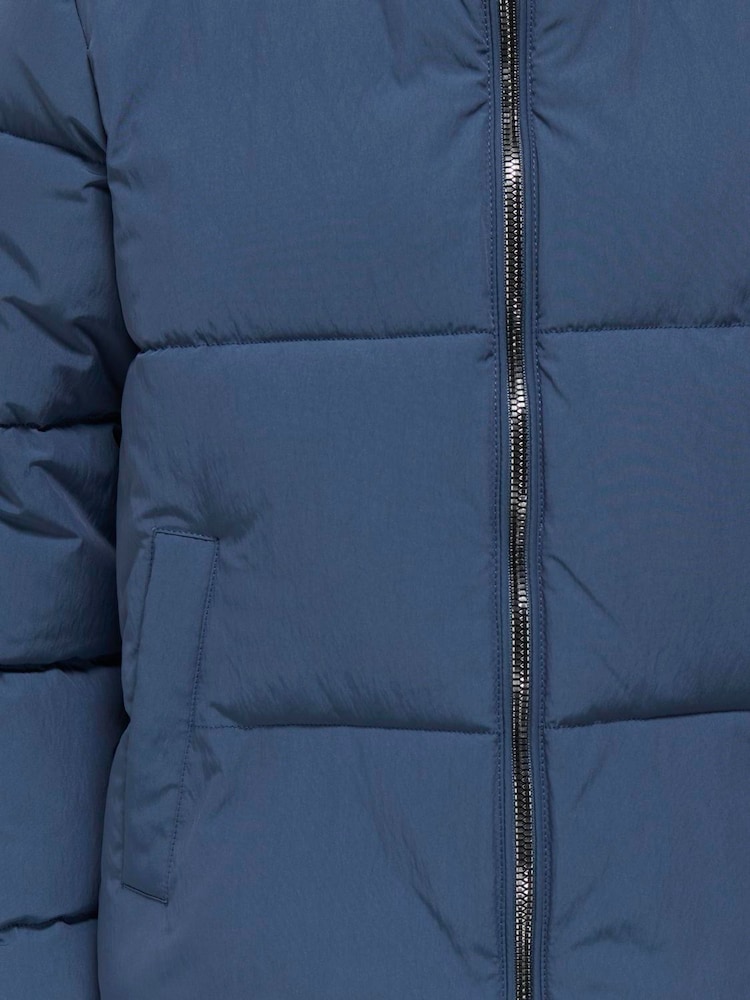 ONLY KIDS Blue Puffer Coat - Bild 3 von 3