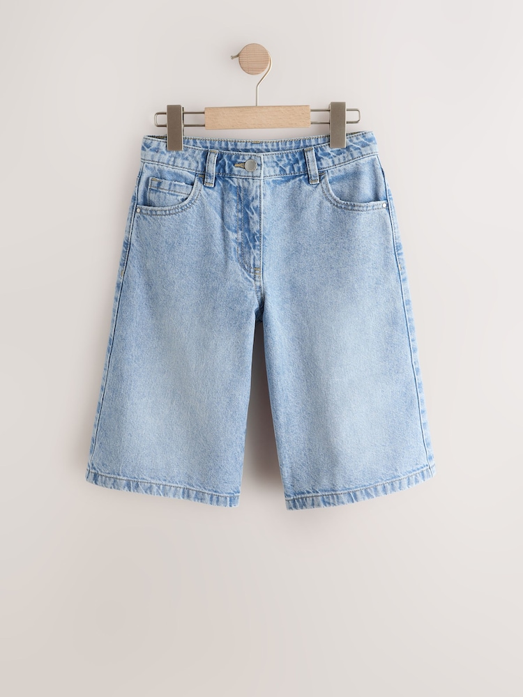 دنيم أزرق فاتح - شورت جينز للأطفال (3-16سنة) - Image 1 of 4