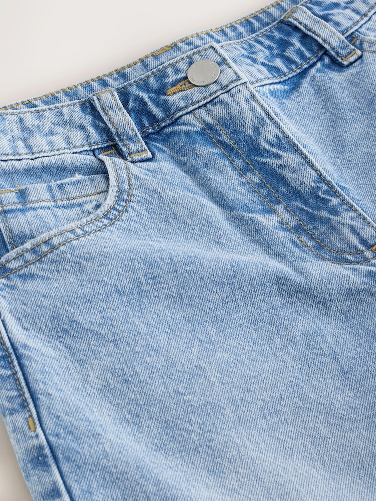 دنيم أزرق فاتح - شورت جينز للأطفال (3-16سنة) - Image 4 of 4