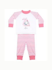 Personalised Too Cute to Spook Striped Pyjamas by Koko Blossom - Image 1 of 2