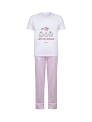 Personalised Lets Go Ghouls Kids Pyjamas by Koko Blossom - Image 1 of 2