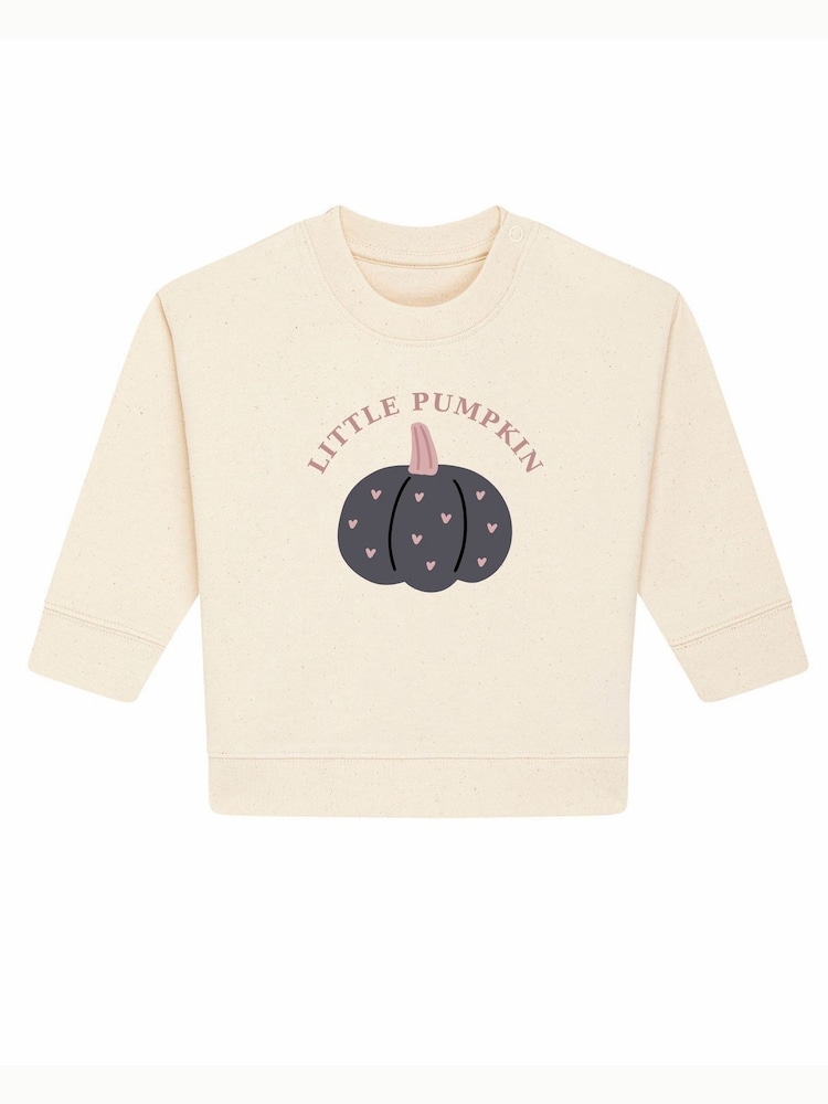 Personalised Little Pumpkin Sweatshirt by Koko Blossom - Image 2 of 2