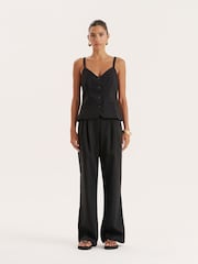 4th & Reckless Black Banksie Trousers - Image 1 of 4