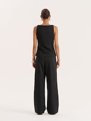 4th & Reckless Black Banksie Trousers - Image 2 of 4