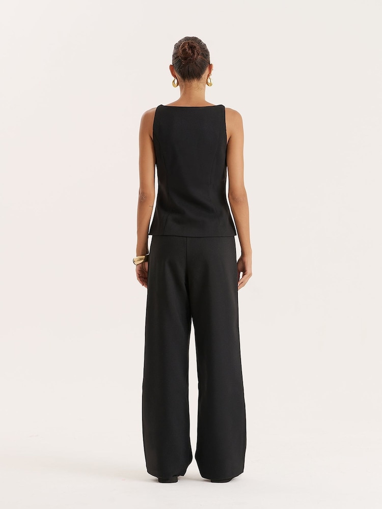 4th & Reckless Black Banksie Trousers - Image 2 of 4