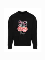 Personalised Adult Cherry Pumpkin Sweatshirt by Koko Blossom - Image 1 of 2