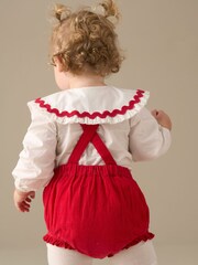 Angel & Rocket Red Dolly Red Romper And White Blouse - Image 3 of 8