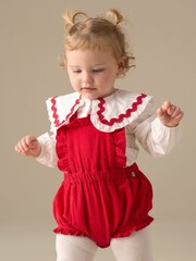 Angel & Rocket Red Dolly Red Romper And White Blouse - Image 4 of 8