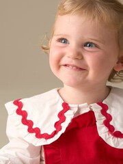 Angel & Rocket Red Dolly Red Romper And White Blouse - Image 5 of 8