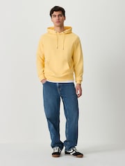 Yellow Cotton Rich Lightweight Jersey Hoodie - Image 2 of 8