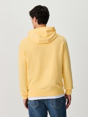 Yellow Cotton Rich Lightweight Jersey Hoodie - Image 3 of 8