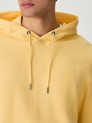 Yellow Cotton Rich Lightweight Jersey Hoodie - Image 4 of 8