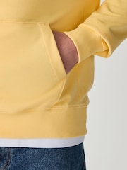 Yellow Cotton Rich Lightweight Jersey Hoodie - Image 5 of 8