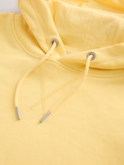 Yellow Cotton Rich Lightweight Jersey Hoodie - Image 7 of 8