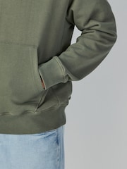 كاكي أخضر - هودي جيرسي خفيف الوزن وغني بالقطن - صورة 4 من 9