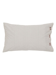 Bedeck of Belfast Graphite Multi Lucine 200 TC Pillowcases Pair - Image 4 of 4