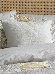 Morris & Co Grey Pink And Rose Duvet Set - Image 3 of 5