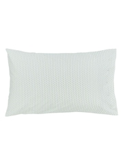 Bedeck of Belfast Blue Green Azmi 200 Thread Count Pillowcases Pair - Image 4 of 4