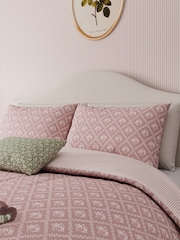 Helena Springfield Pink Meadow Posy 100% Cotton Duvet Set - Image 3 of 6