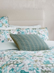 Bedeck of Belfast Blue Green Azmi Cushion - Image 1 of 5