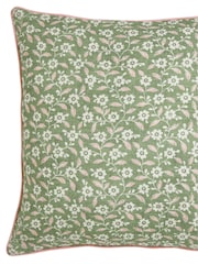 Helena Springfield Green/Pink Folk Ditsy Cushion - Image 5 of 5